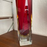 Vintage Murano glass vase 60s
