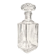 Cut crystal whisky carafe with wheat decoration