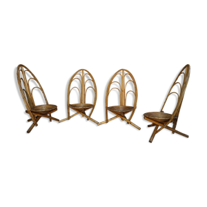 Set de 4 fauteuils en