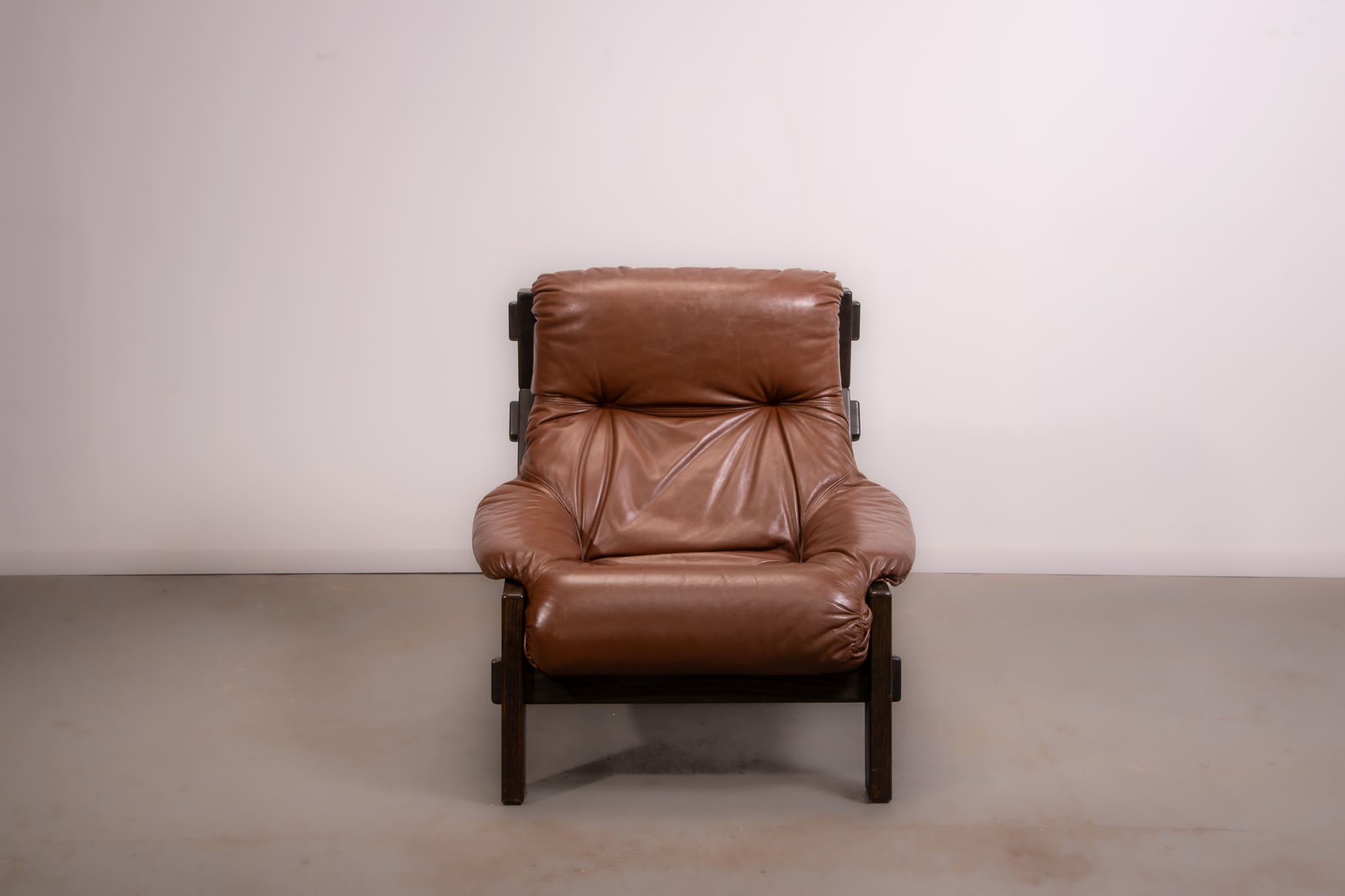 Canapé et fauteuil brutalistes hollandais conçus par Gerard Van den Berg pour Montis, vers 1980