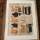 Framed lithograph "horse riding saddlery Alp Camille", late 20th century