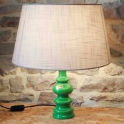Pied de lampe en céramique émaillé Saint Clément