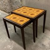 Rosewood nesting tables