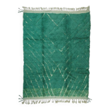 Tapis Berbère Béni Ouarain Moderne Vert Amande- 290 x 160 cm