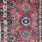 Large vintage Persian Zanjan carpet handmade