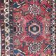 Large vintage Persian Zanjan carpet handmade