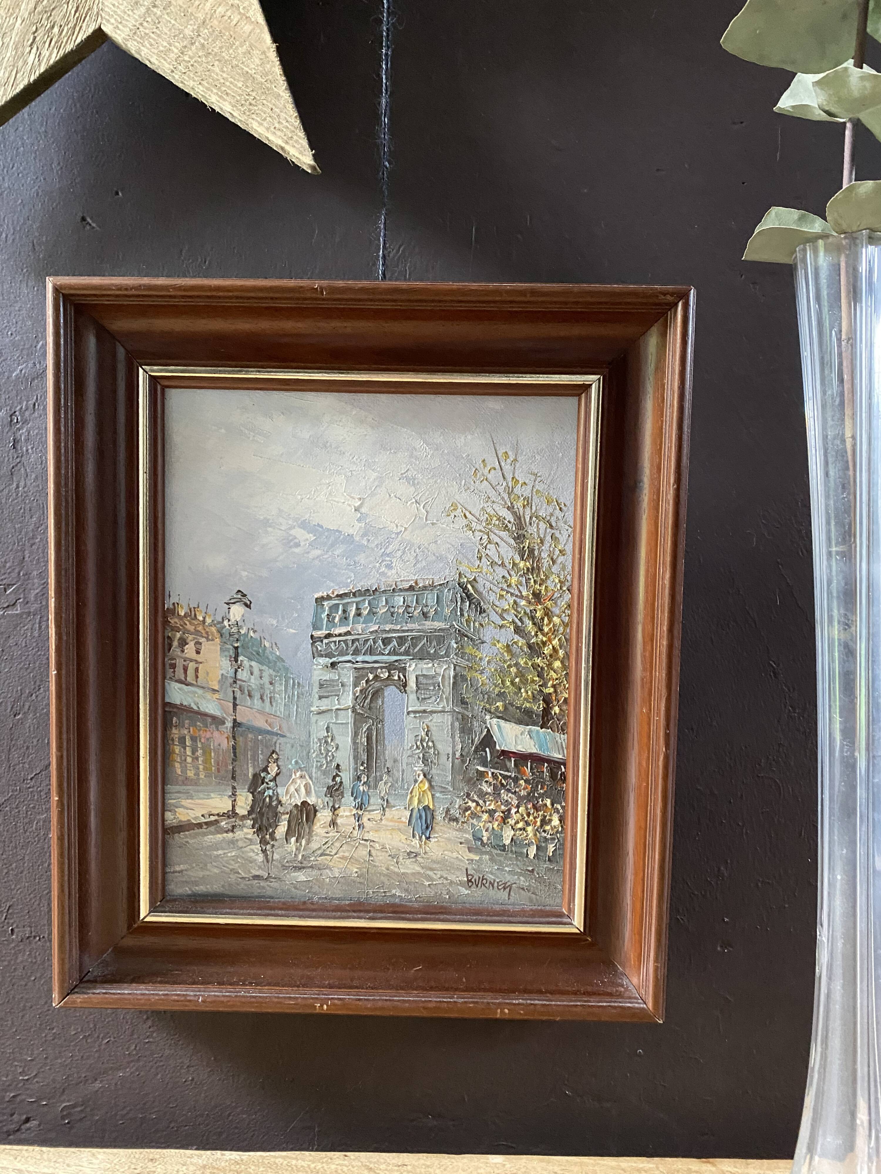 Oil on canvas signed Caroline Burnett