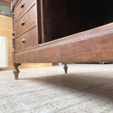 Drapery oak counter 1900