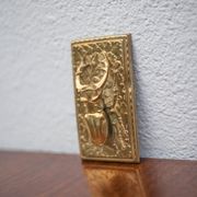 Scarab brass mail clip