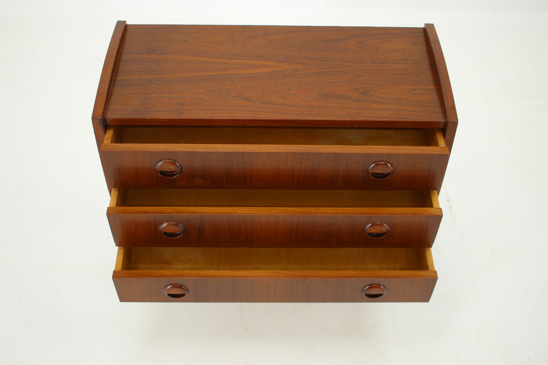 1960s danish teak chest of drawers