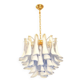 Blue “Selle-Petali” Murano Sputnik Candlestick