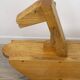 50s wooden rocking horse