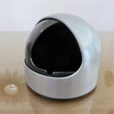 Vintage rotating ashtray "kasco" germany 1960-1970, aluminium