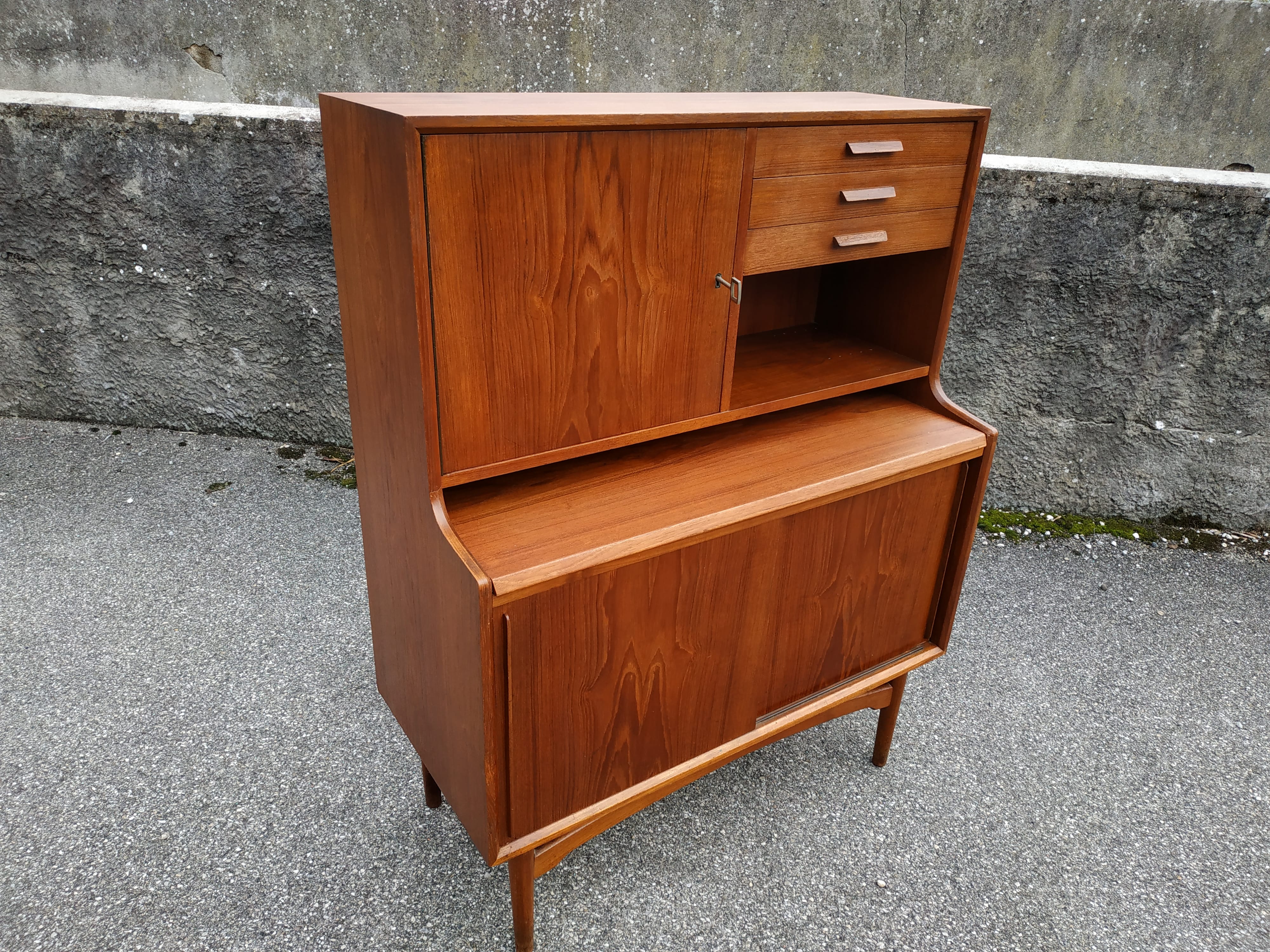 Scandinavian Secretary of Arne Wahl Iversen for Vinde Møbelfabrik 1960