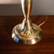 Brass and mother-of-pearl lamp 1960-70