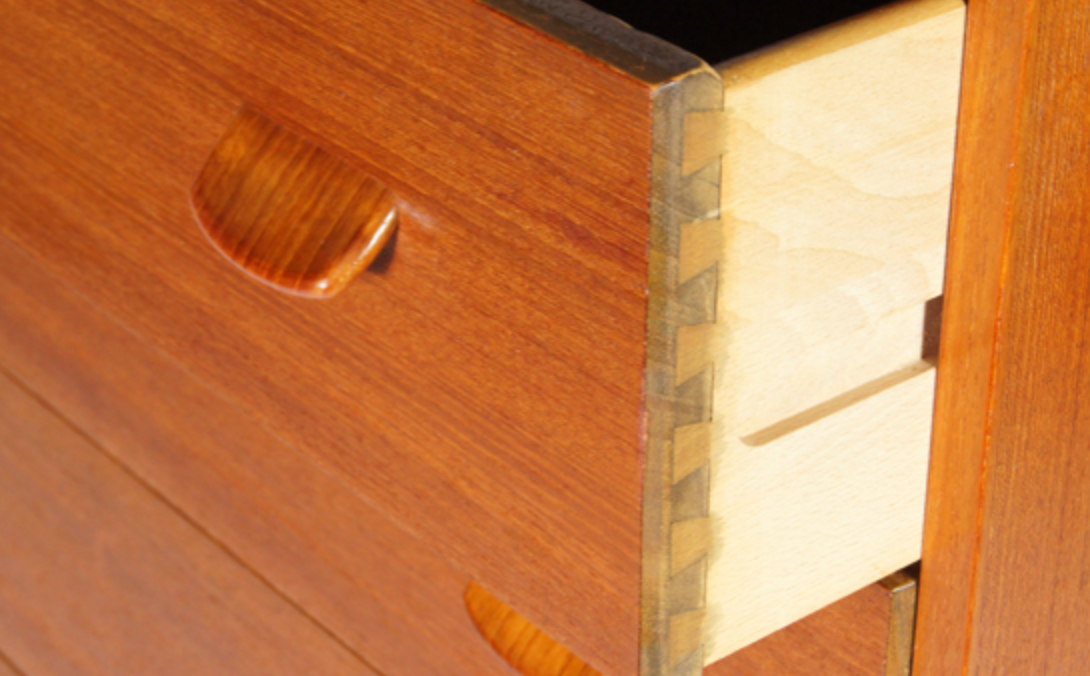 Danish vintage retro commodus Poul Volther FDB in teak 60s