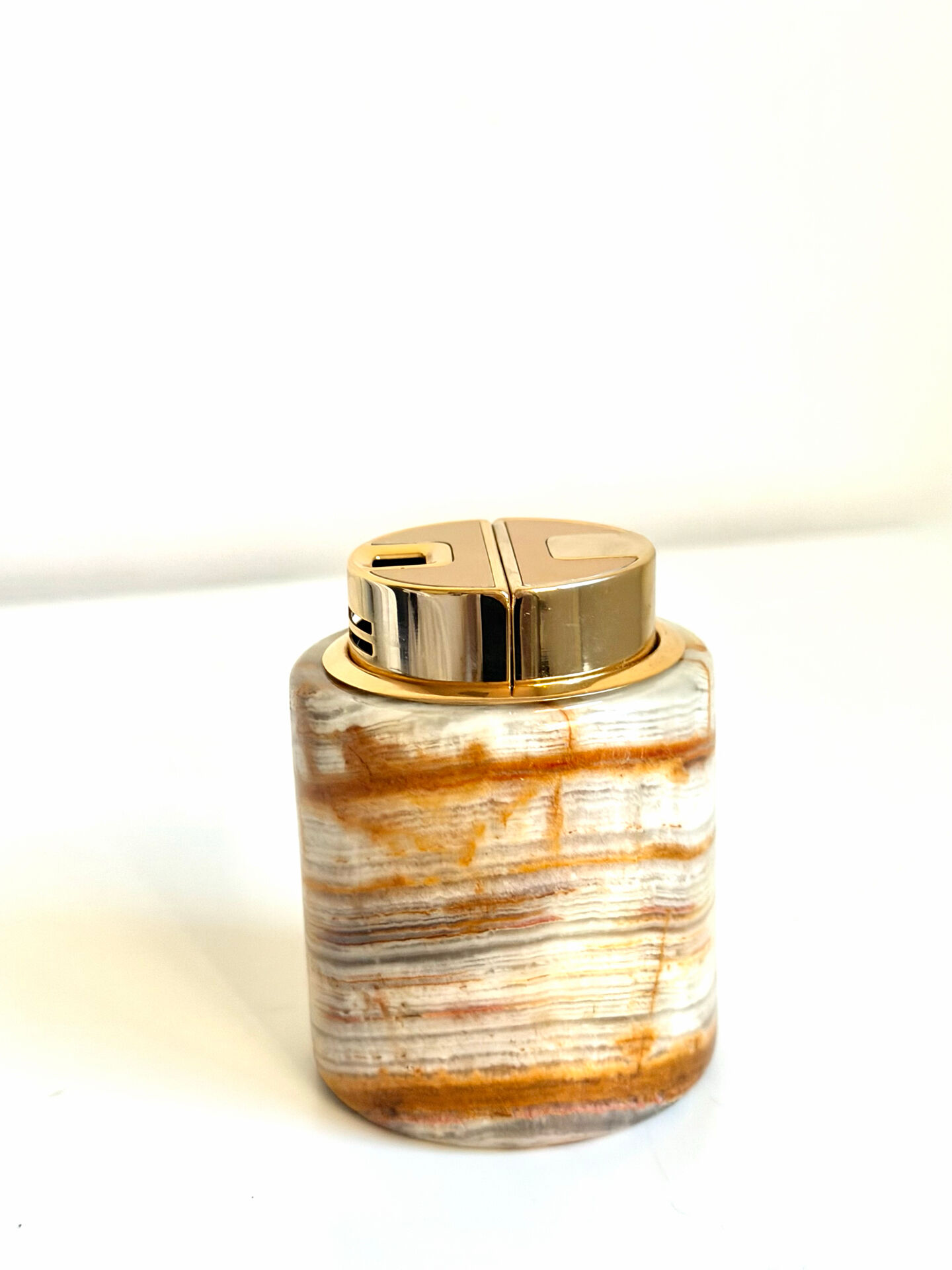 Vintage SAROME Japan Marble Onyx Table Lighter