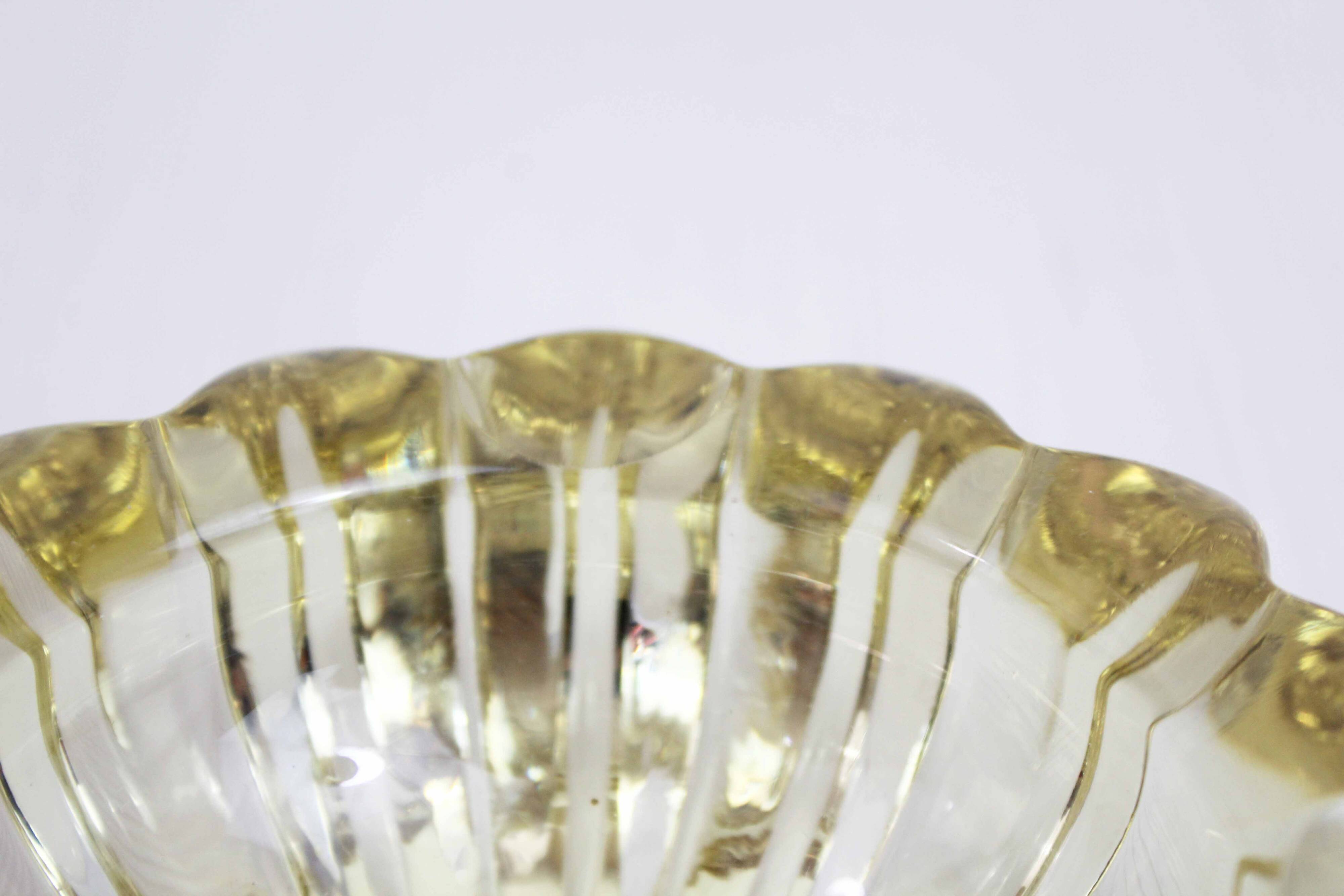 P.D'Avesn Art Deco Crystal Ashtray