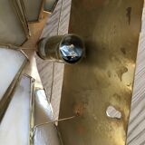 Glass paste wall sconce