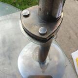 Art Deco chrome brass display 3 glass shelves