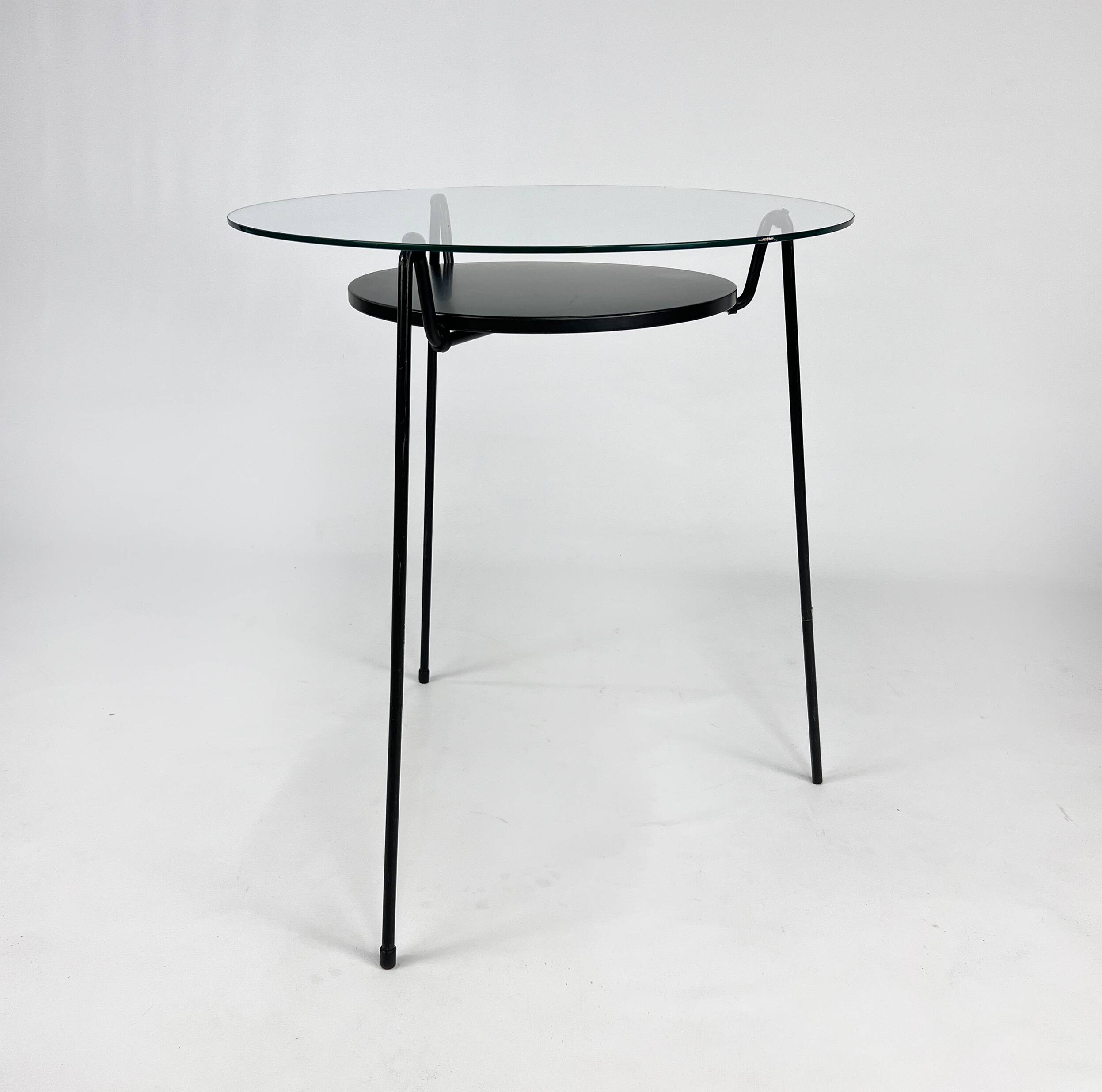 Mid Century Dutch Design SideTable by Wim Rietveld for Gispen, 1950s