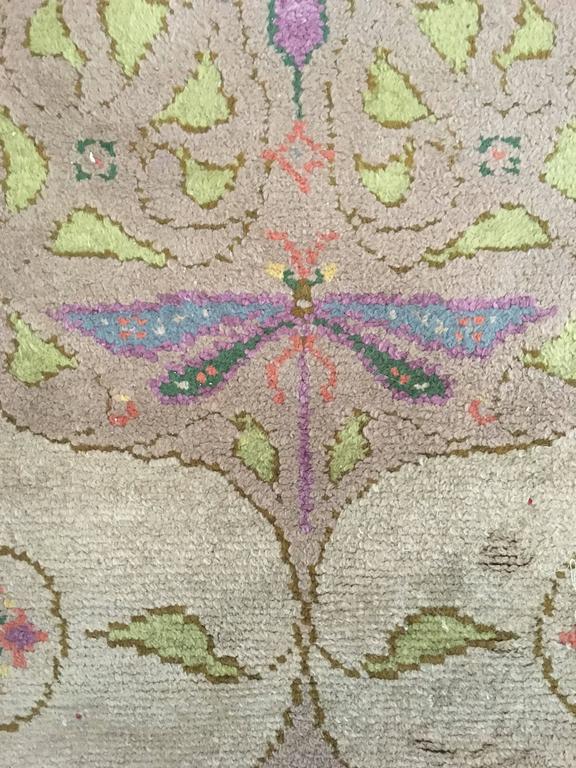 Carpet handmade new art with floral design Theo Nieuwenhuis 367x555cm