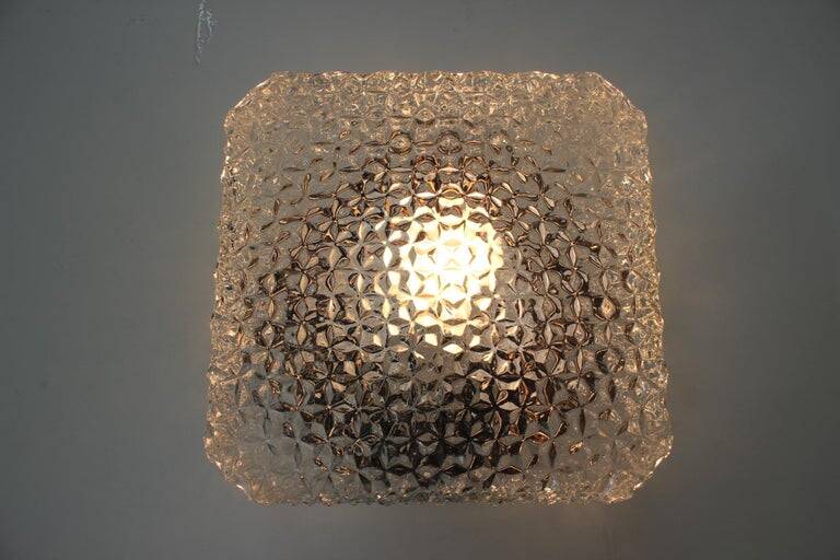 Midcentury Design Wall or Ceiling Lamp, Flushmount, 1970s