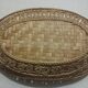 Large old oval wicker basket