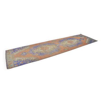 Orange & Blue Floral Rug sku 2411.