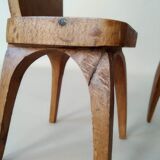 Miniature table and chairs vintage doll