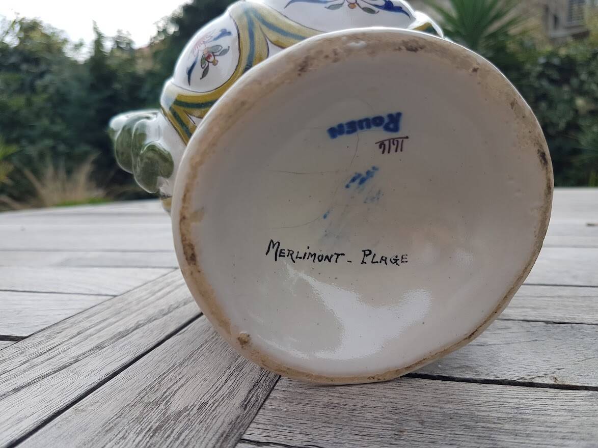 Ceramic vase Rouen - 1614 Merlimont beach