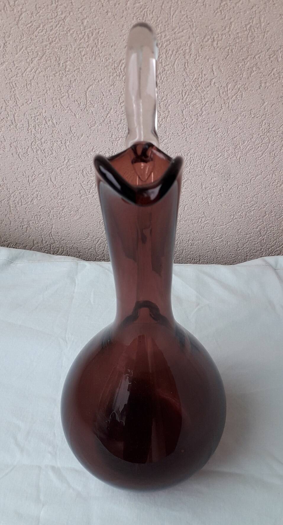 Blown glass jug