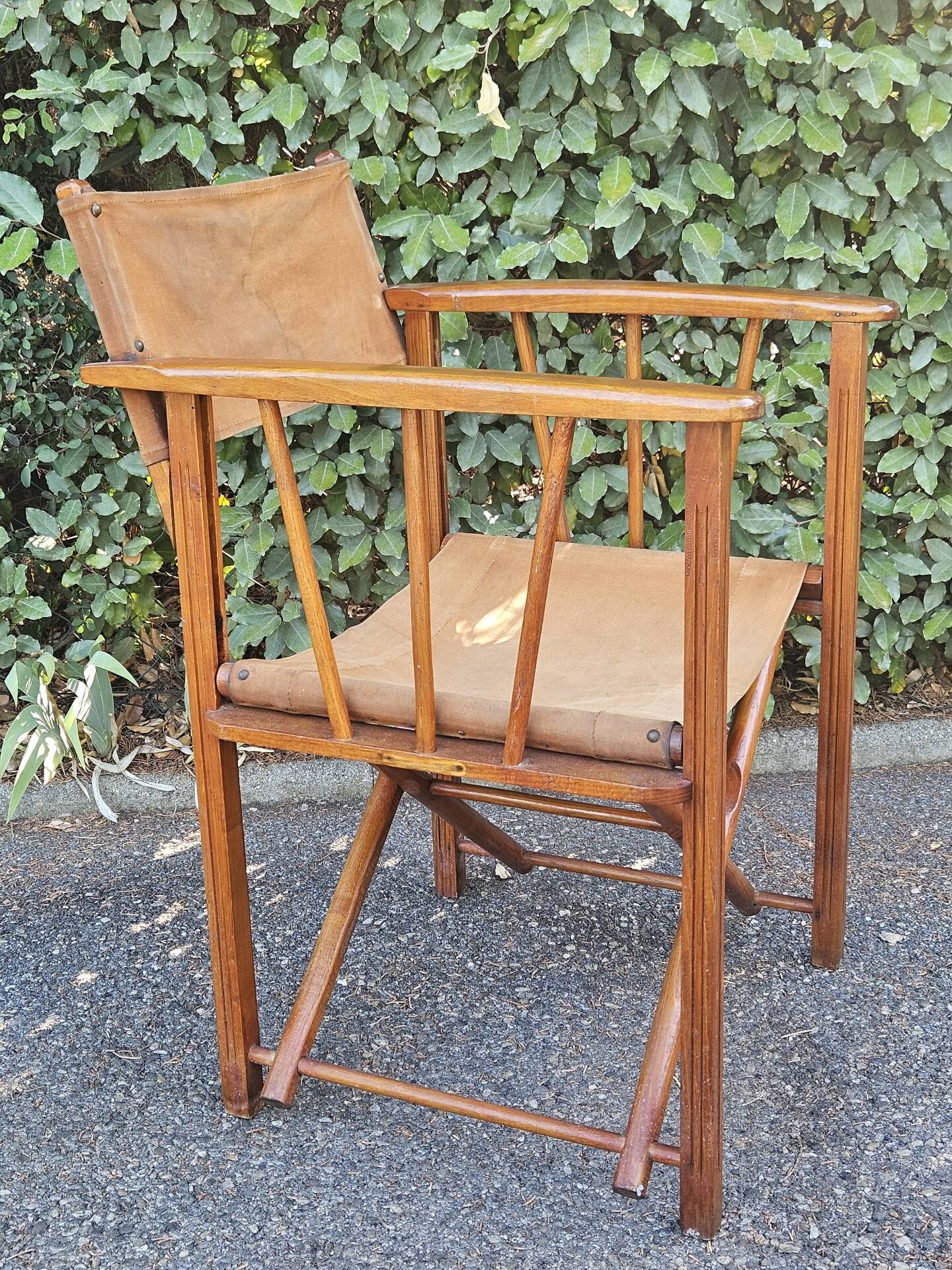 Fauteuil metteur en scène pliant vintage