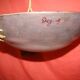 glass paste lustre 1 bowl and 3 tulips signed "Degué" Art Deco period