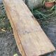Antique shelf carved wood - raw oak - L 102 x D 28