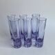 Set of 6 Alexandrit glasses designed by Sergio Asti for Arnolfo di Cambio,