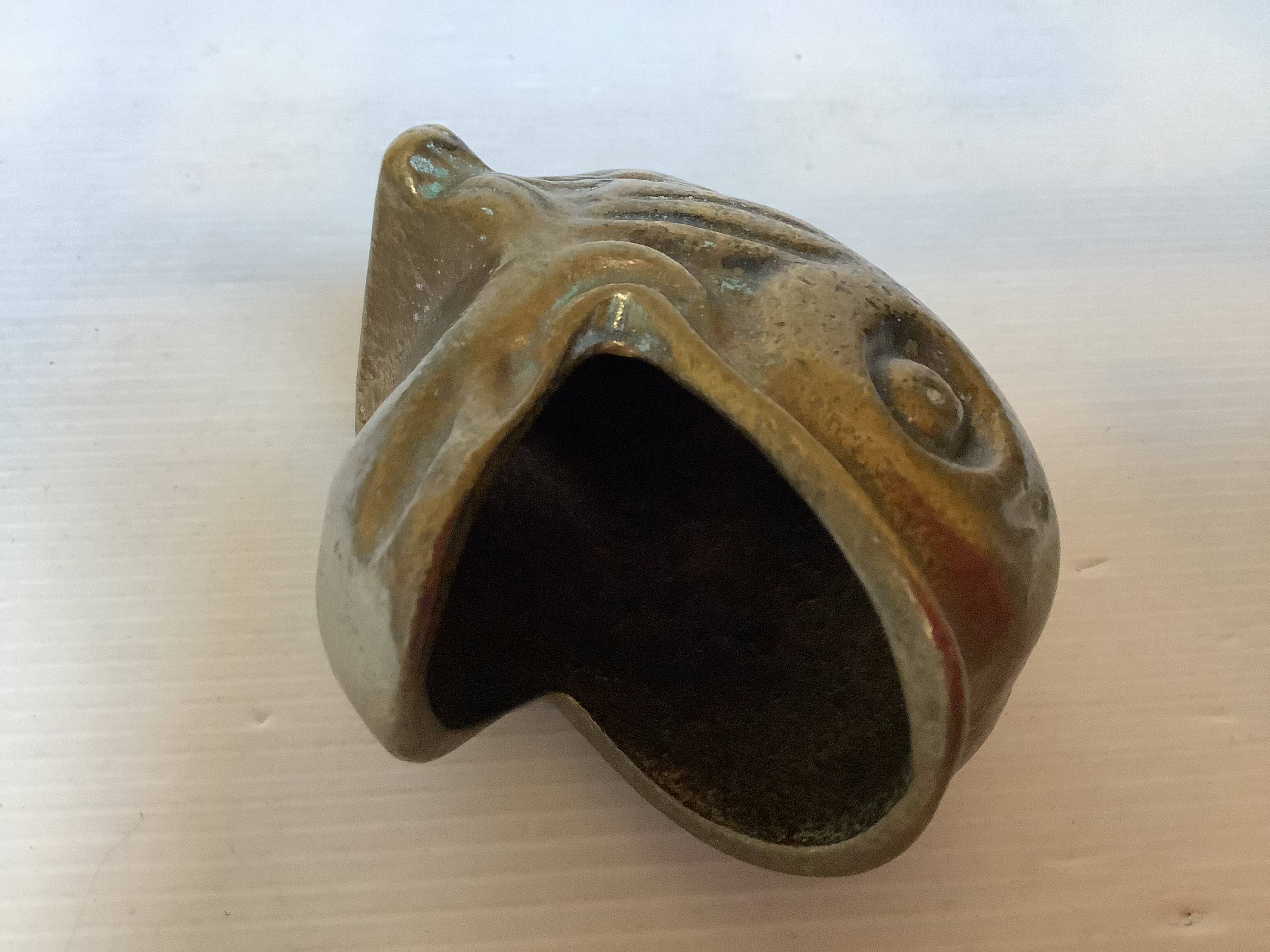 Peerage England bronze fish ashtray