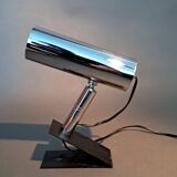 Modernist chrome adjustable clamp spotlight 1960/70.