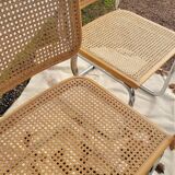 Set of 6 B32 chairs Marcel Breuer Italy design -1970s