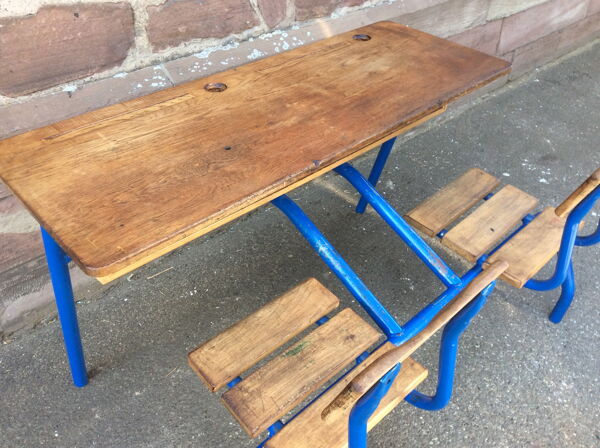 Pupitre d'écolier vintage