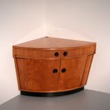 Bar cabinet in light wood attributed to Paolo Buffa, 1940s