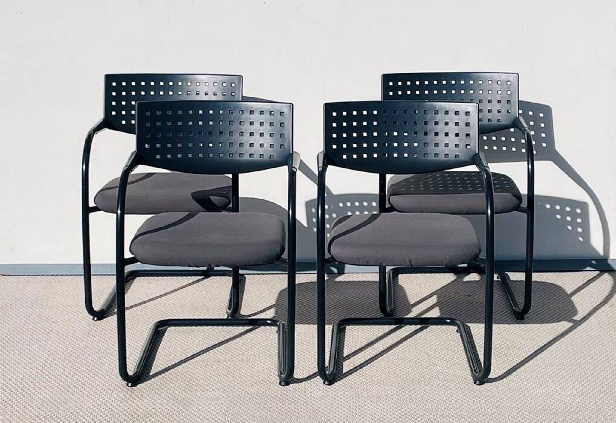 Set of 4 Visavis chairs by Antonio Citterio for Vitra. Vintage 90s.