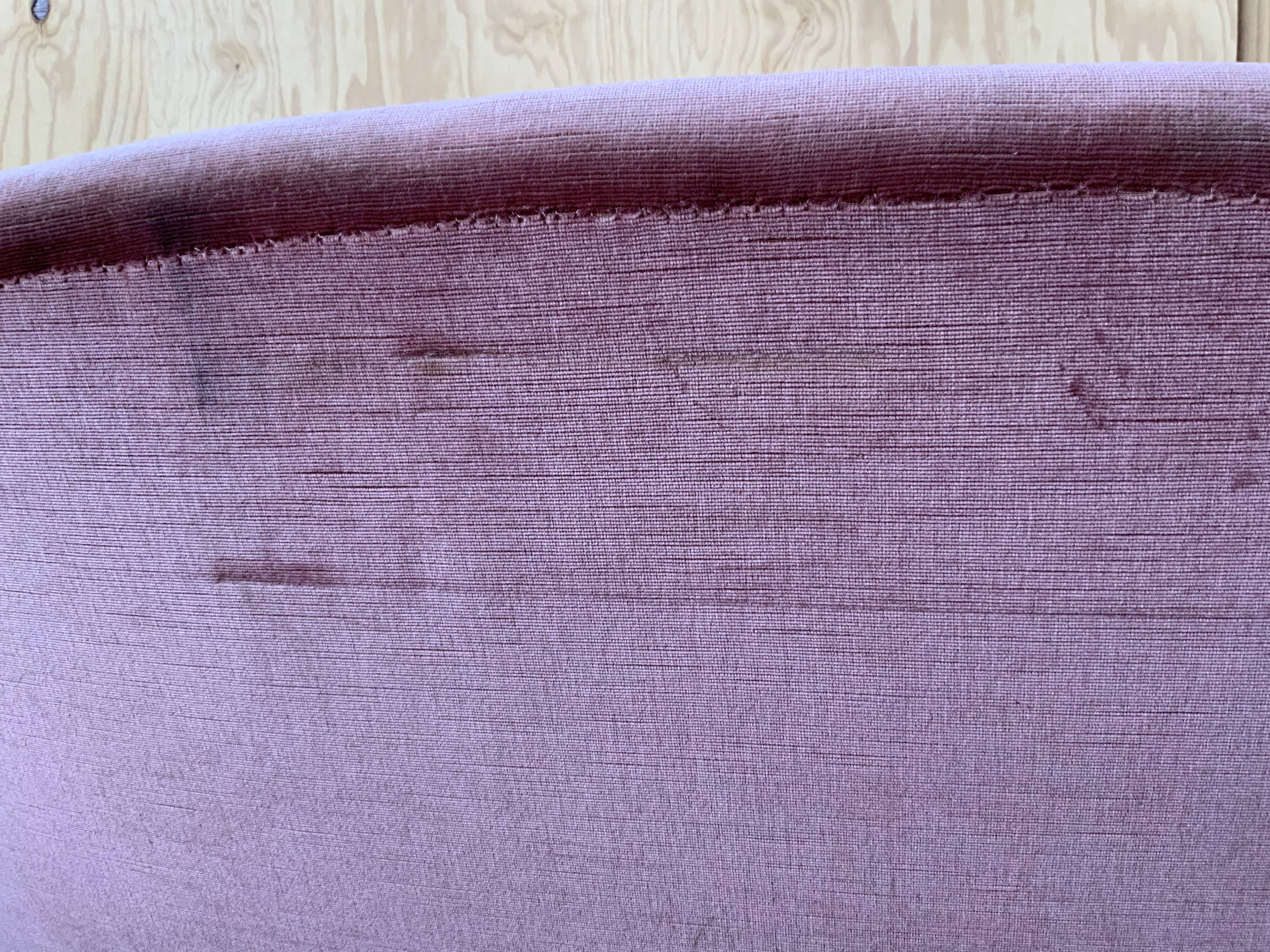 Velvet sofa