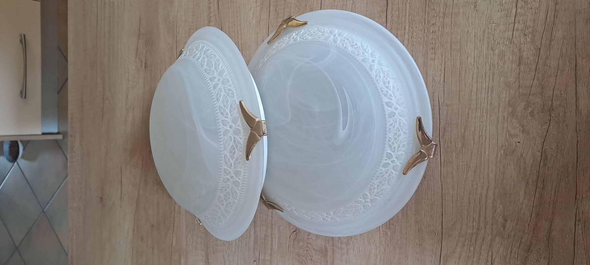 Lot de 2 appliques/plafonniers vintage