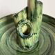 Cut ceramic vase