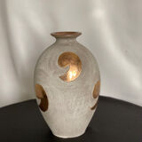 Art Deco sandstone vase Lucien Brisdoux