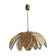 Suspension lotus en cannage vintage