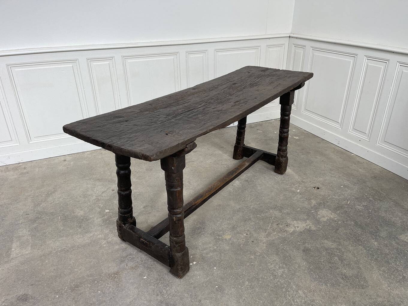 18th century oak console