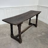 Console en chêne du 18ème siècle