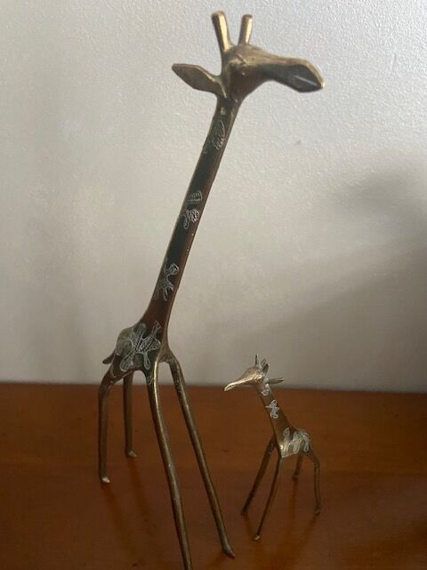 Brass girafes